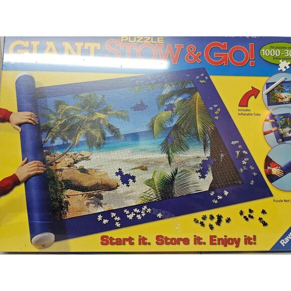 New Ravensburger Giant Puzzle Stow & Go for 1000 to 3000 pcs Sealed - Picture 2 of 4